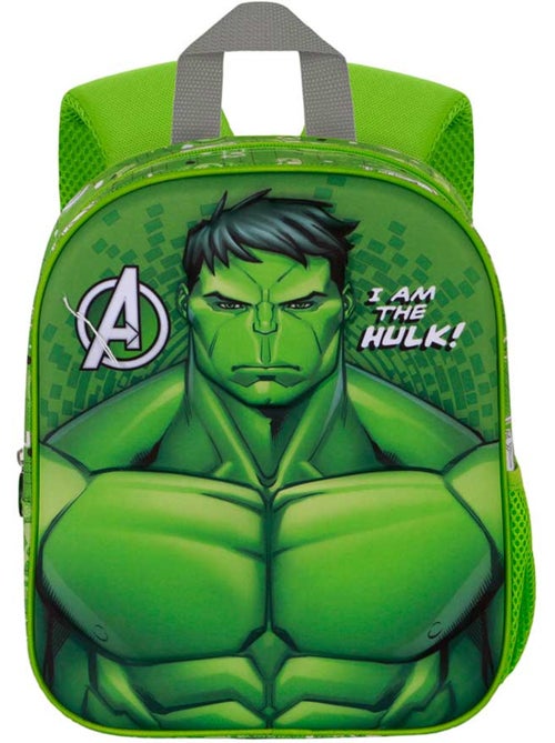 Sac à Dos 3D Elite - Hulk Rage - Vert - Taille Unique - Kiabi
