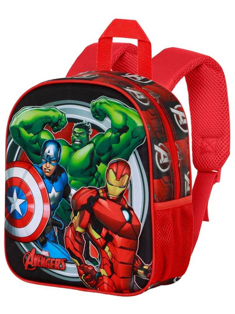 Sac à Dos 3D Elite - Marvel Avengers Almighty - Rouge - Taille Unique Rouge - Kiabi