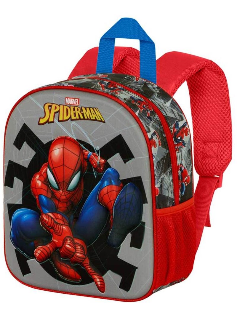 Sac à Dos 3D Elite - Marvel Spiderman Symbol - Gris - Taille Unique Gris - Kiabi