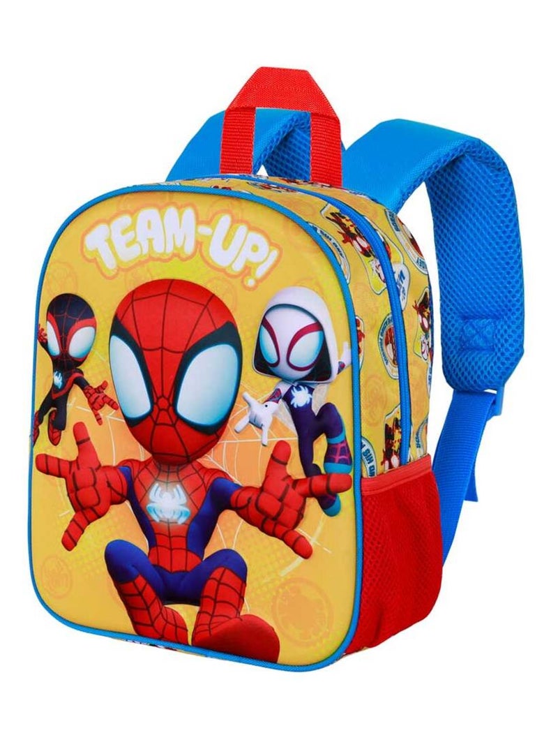 Sac à Dos 3D Elite - Marvel Spiderman Team-up - Jaune - Taille Unique Jaune - Kiabi