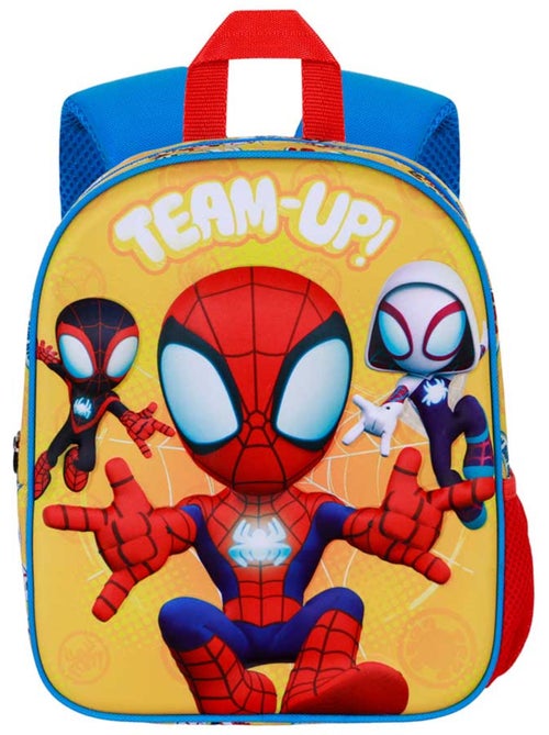 Sac à Dos 3D Elite - Spiderman Team-up - Jaune - Taille Unique - Kiabi