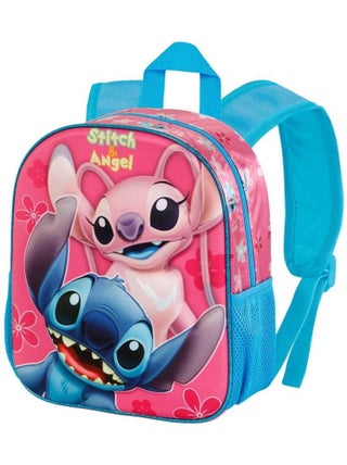 Sac à dos 3D Petit - Disney Lilo et Stitch Match - Rose - Taille Unique