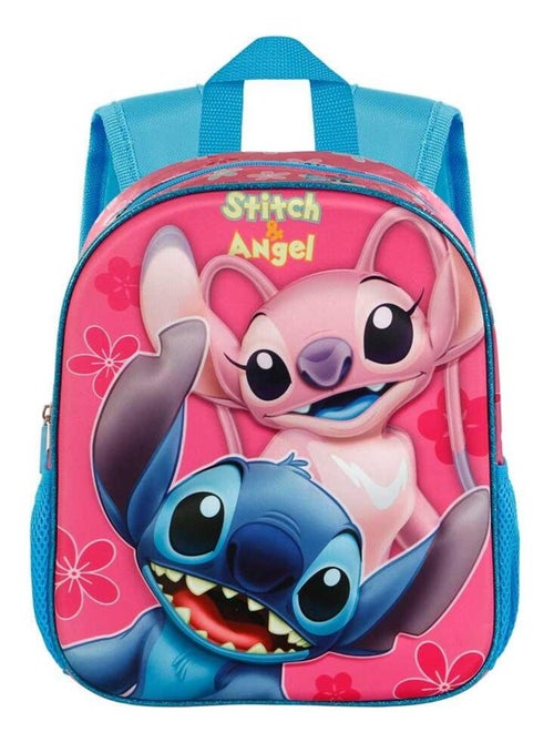 Sac à dos 3D Petit - Disney Lilo et Stitch Match - Rose - Taille Unique - Kiabi