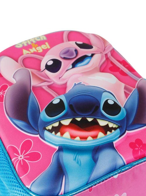 Sac à dos 3D Petit - Disney Lilo et Stitch Match - Rose - Taille Unique - Kiabi