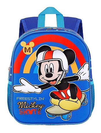 Sac à dos 3D Petit - Disney Mickey Mouse Freestyle - Bleu - Taille Unique