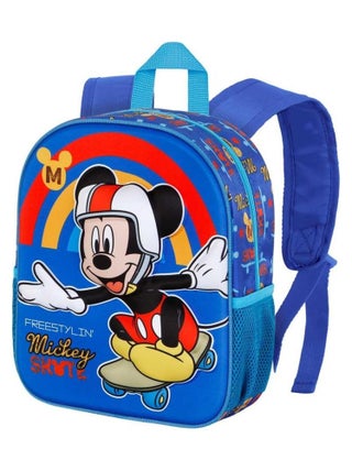 Sac à dos 3D Petit - Disney Mickey Mouse Freestyle - Bleu - Taille Unique