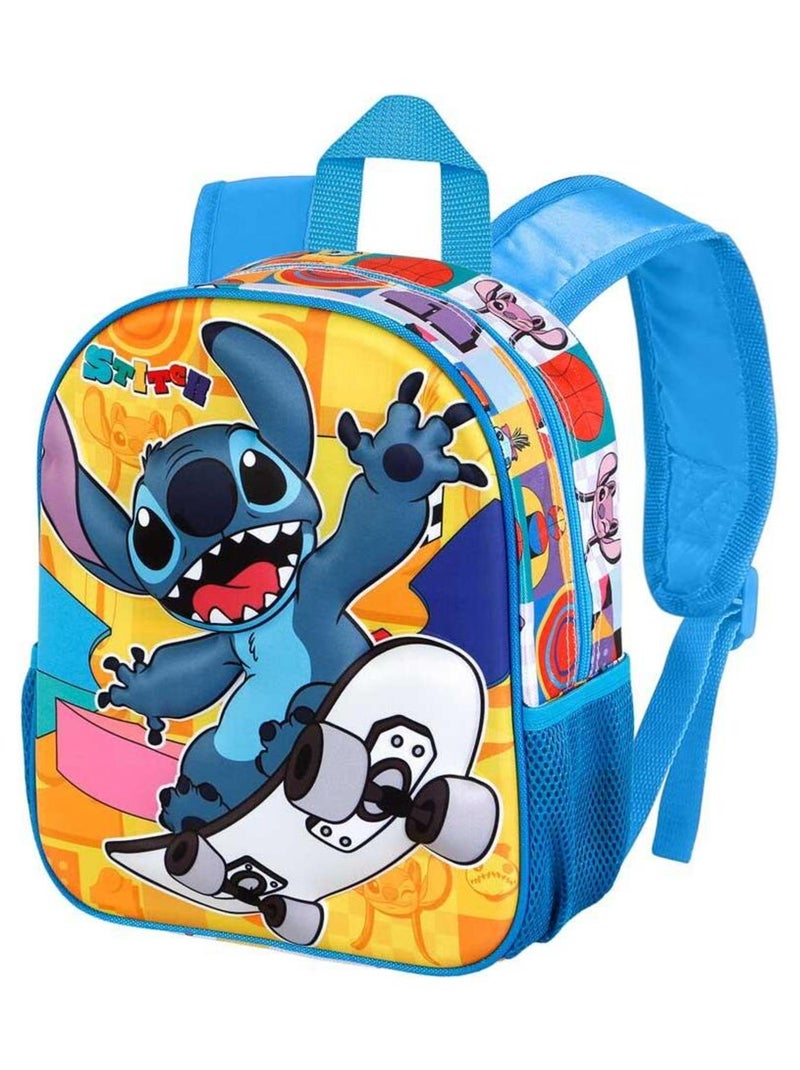 Sac à dos 3D Petit - Lilo et Stitch Skater Jaune - Kiabi