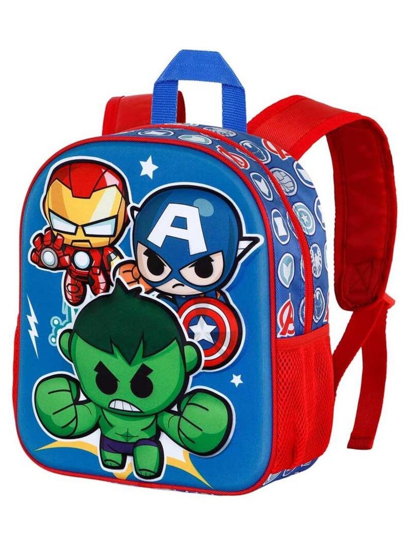 Sac à dos 3D Petit - Marvel Avengers Mini Heroes - Multicolore - Taille Unique Multicolore - Kiabi