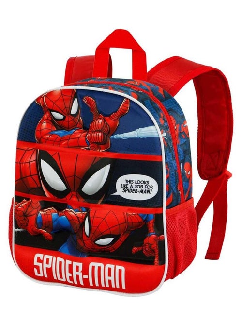 Sac à dos 3D Petit - Marvel Spiderman Stronger - Rouge - Taille Unique - Kiabi