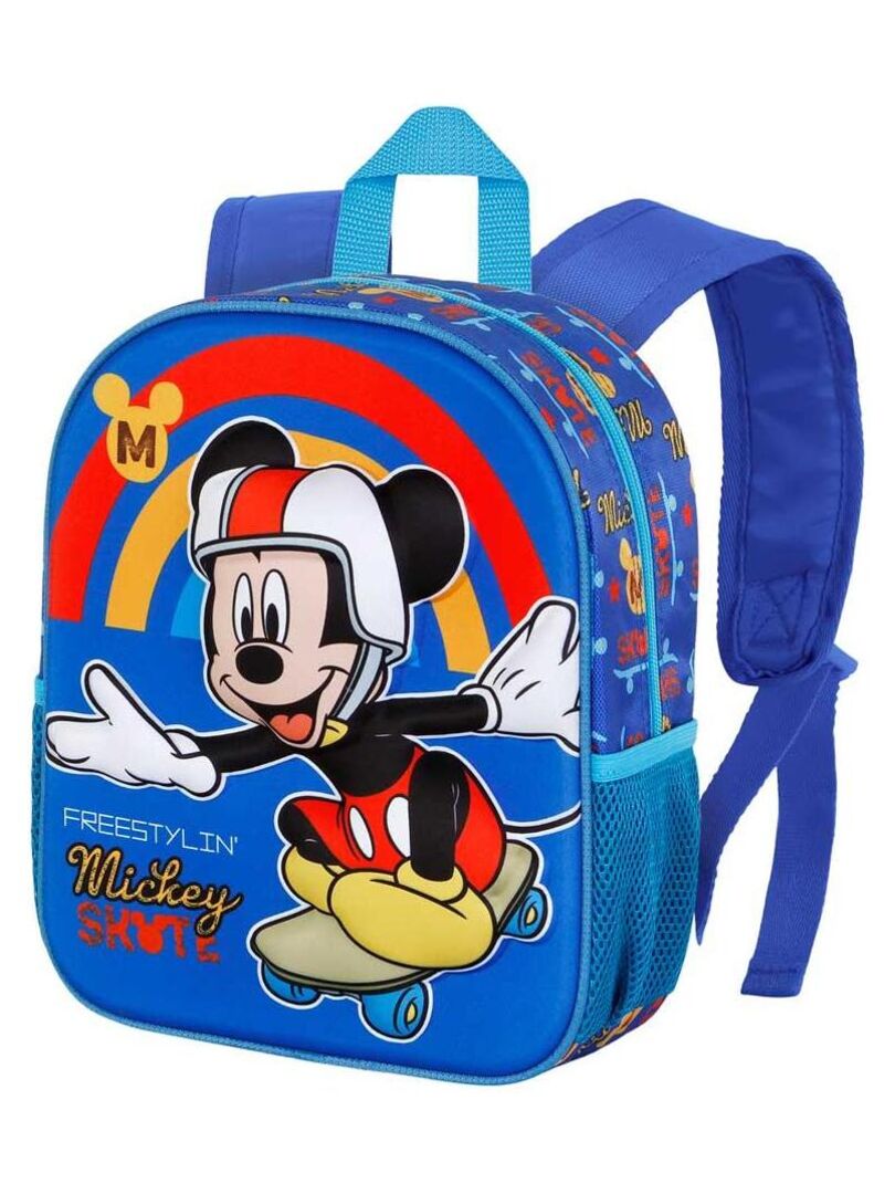 Sac a dos 3D Petit Mickey Mouse Freestyle Bleu Kiabi nu