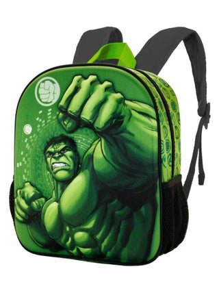 Sac à dos 3D Petit Voyage Avion - Marvel Hulk Fist - Vert - 40x20x25cm