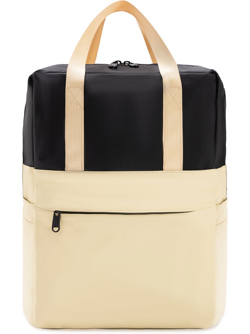 Sac à Dos 40x20x10 cm | Petit Sac à Dos | Bagage Cabine | Compatible Sous Siège | CELIMS France Beige - Kiabi