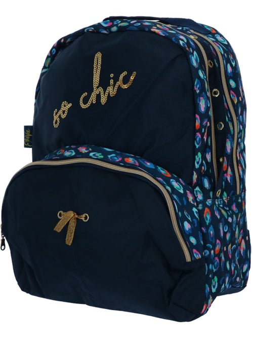 Sac à dos 42 cm So Chic 2 compartiments zippés - Kiabi Sac à dos 42 cm So Chic 2 compartiments zippés - Kiabi