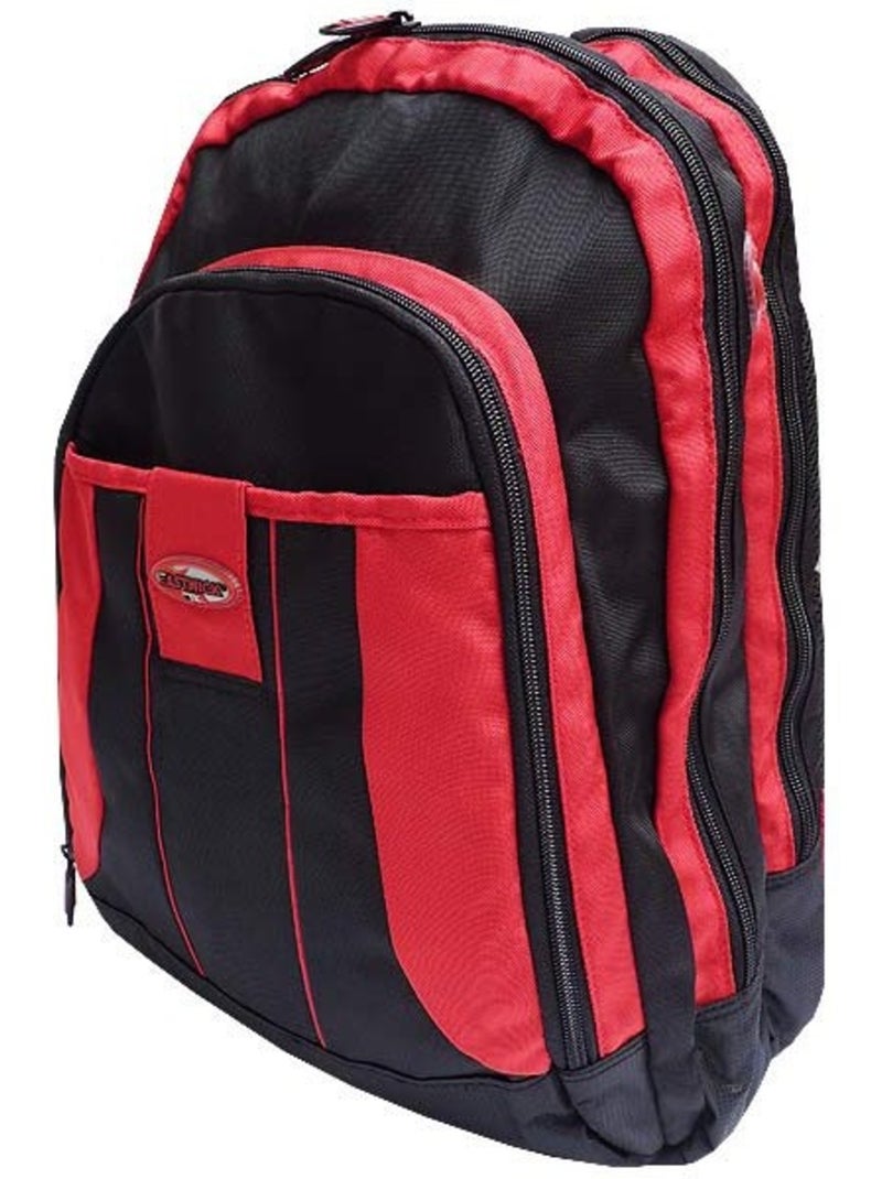 Sac à dos 44 x 30 x 14 cm 'Eastwick Collection' bicolore noir La boutique des toons Noir Rouge - Kiabi