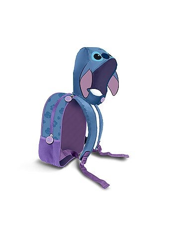 Sac à dos à Capuche Hood - Disney Lilo et Stitch Lemur - Bleu - Taille Unique