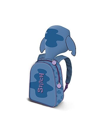 Sac à dos à Capuche Hood - Disney Lilo et Stitch Lemur - Bleu - Taille Unique