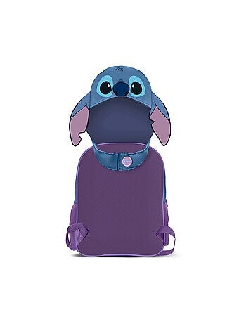 Sac à dos à Capuche Hood - Disney Lilo et Stitch Lemur - Bleu - Taille Unique