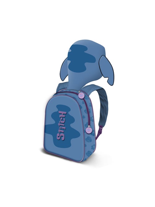 Sac à dos à Capuche Hood - Disney Lilo et Stitch Lemur - Bleu - Taille Unique - Kiabi