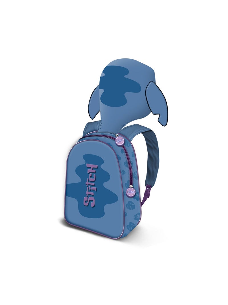 Sac à dos à Capuche Hood - Disney Lilo et Stitch Lemur - Bleu - Taille Unique Bleu - Kiabi