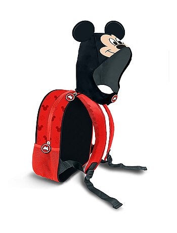 Sac à dos à Capuche Hood - Disney Mickey Mouse Clever - Noir - Taille Unique