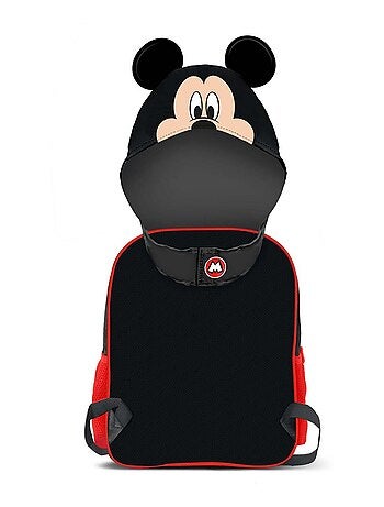 Sac à dos à Capuche Hood - Disney Mickey Mouse Clever - Noir - Taille Unique