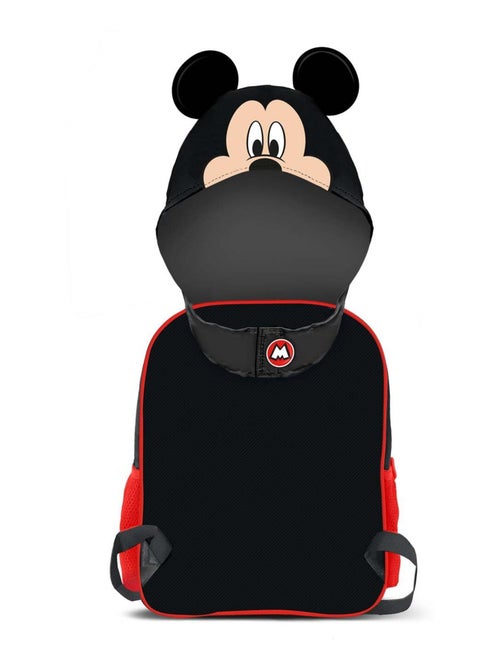 Sac à dos à Capuche Hood - Disney Mickey Mouse Clever - Noir - Taille Unique - Kiabi
