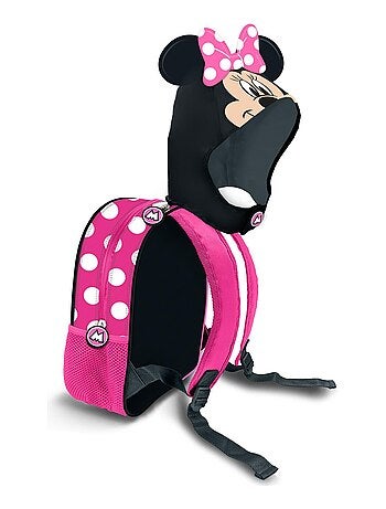 Sac à dos à Capuche Hood - Disney Minnie Mouse Clever - Noir - Taille Unique