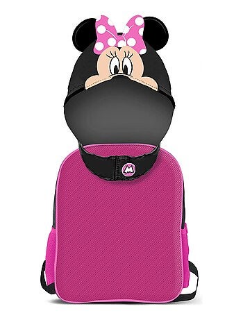 Sac à dos à Capuche Hood - Disney Minnie Mouse Clever - Noir - Taille Unique
