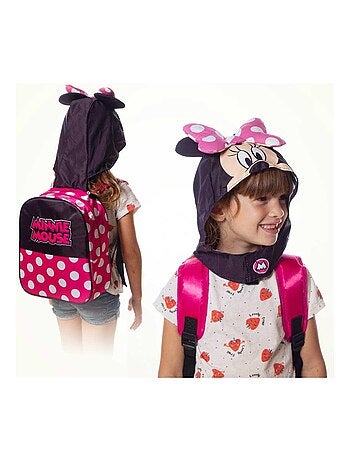 Sac à dos à Capuche Hood - Disney Minnie Mouse Clever - Noir - Taille Unique