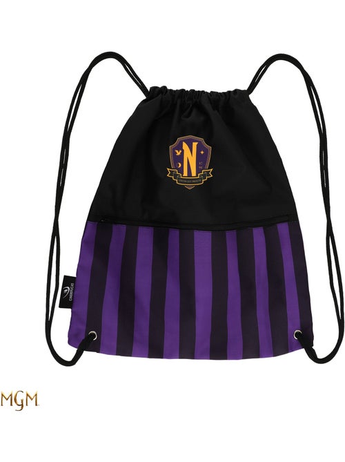 Sac à dos à cordon Académie Nevermore - Mercredi - Kiabi Sac à dos à cordon Académie Nevermore - Mercredi - Kiabi