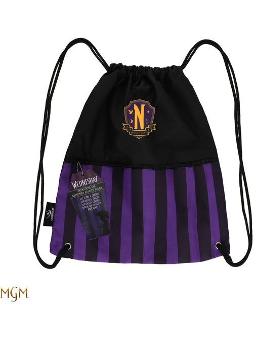 Sac à dos à cordon Académie Nevermore - Mercredi - Kiabi Sac à dos à cordon Académie Nevermore - Mercredi - Kiabi