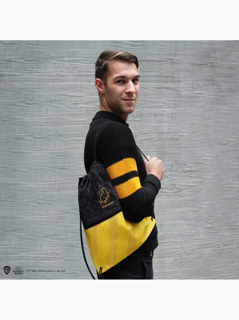 Sac à dos à cordon Poufsouffle - Harry Potter Jaune - Kiabi