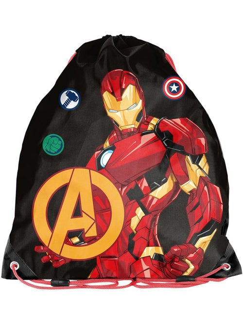 Sac à dos à ficelles 'Marvel Avengers' Iron Man – 38 x 34 cm AVENGERS - Kiabi