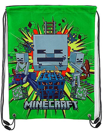Sac à dos à ficelles 'Minecraft' Skeleton – MINECRAFT – 42 x 31 cm
