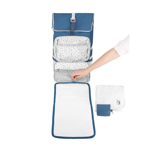 Sac A Dos A Langer Babymoov Bebe Fille Bleu Kiabi 101 00