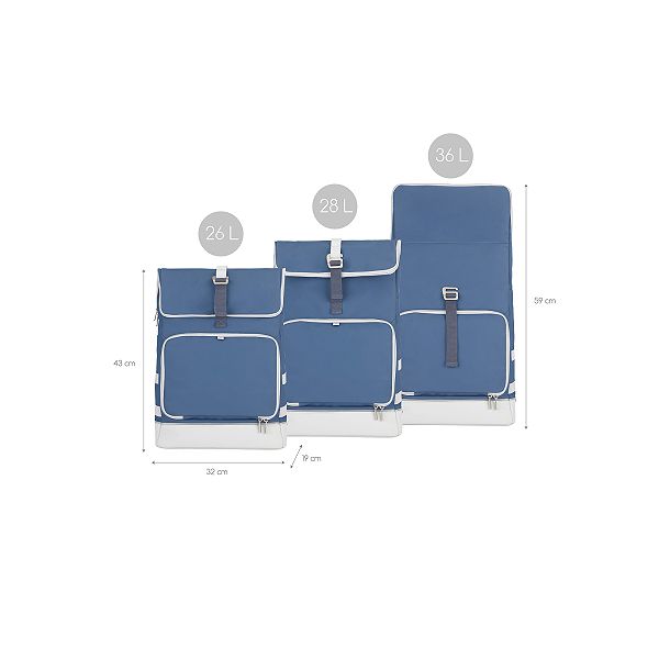 Sac A Dos A Langer Babymoov Bebe Fille Bleu Kiabi 101 00