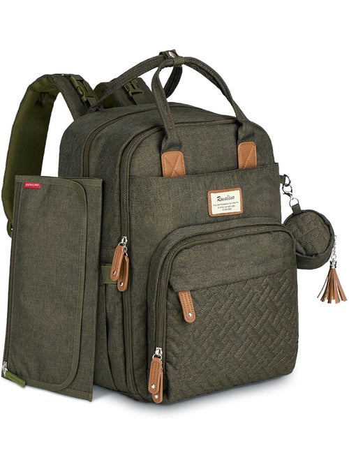 Sac à dos à langer bébé multifonctions avec pochette de change - Kiabi