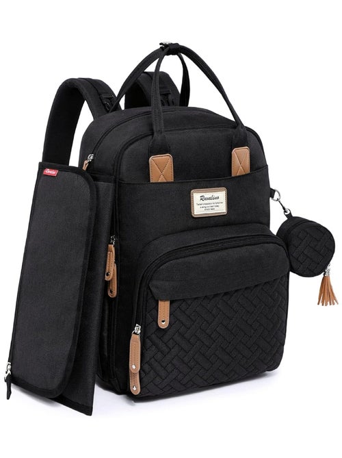 Sac à dos à langer bébé multifonctions avec pochette de change - Kiabi