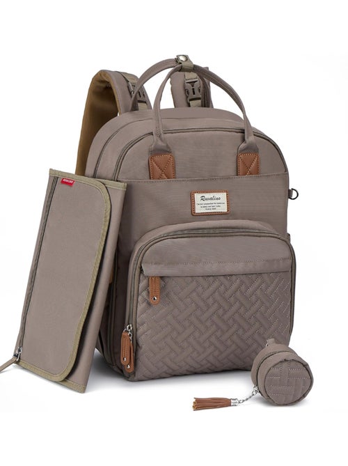 Sac à dos à langer bébé multifonctions avec pochette de change nomade - Kiabi