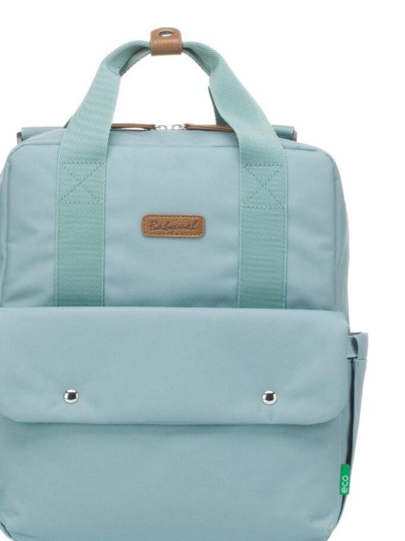 Sac à dos à langer Georgi Eco bleu aqua Bleu - Kiabi