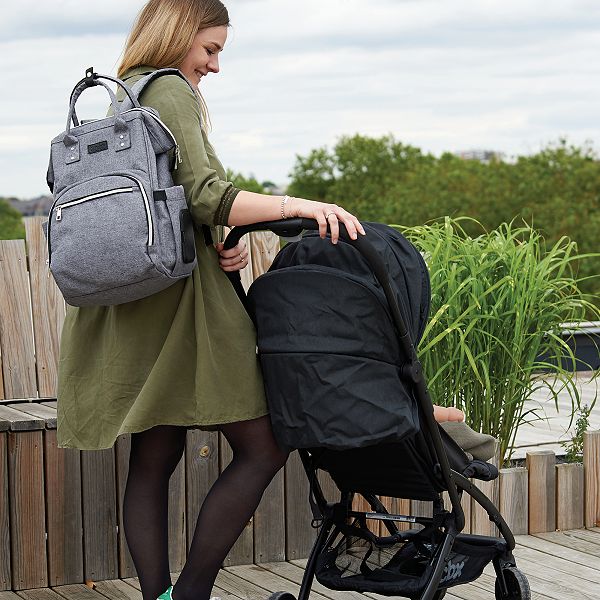 Sac A Dos A Langer Bebe Fille Gris Kiabi 45 00