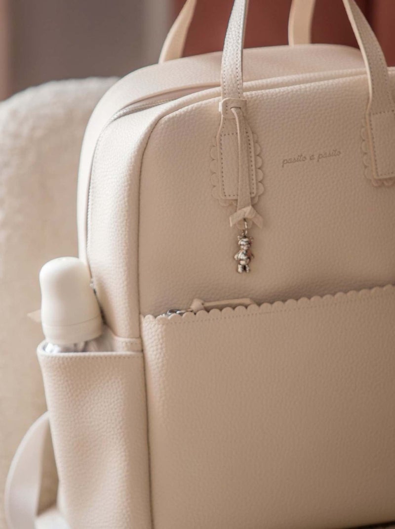 Sac à dos à langer Icon Pasito a pasito Ecru - Kiabi