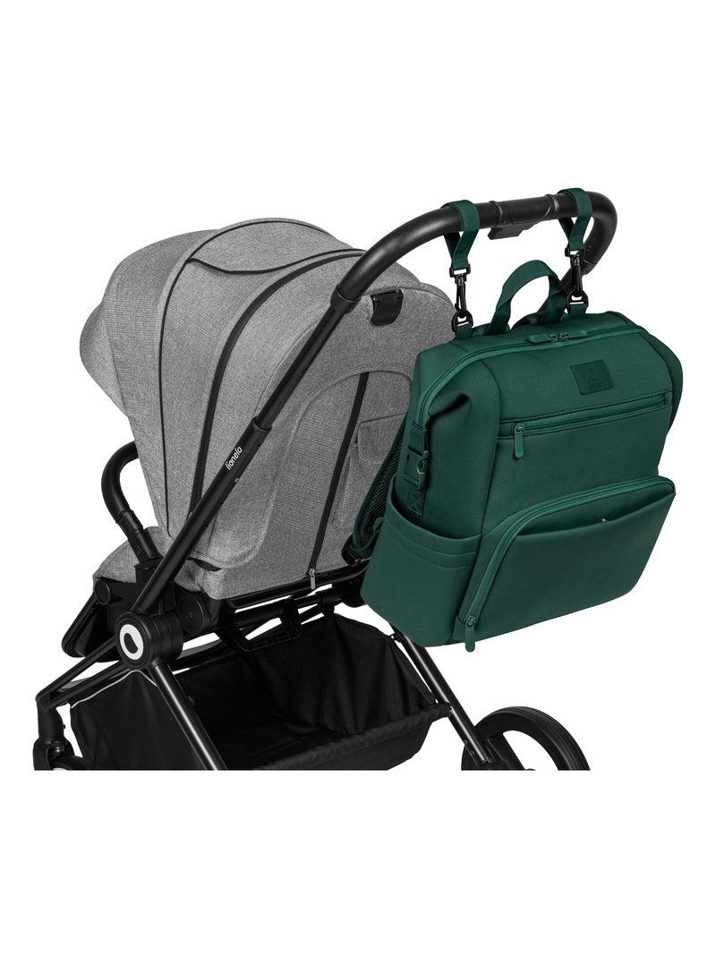 Sac à dos à langer Lionelo Cube - 12 poches - Léger - Pour se promener et voyager avec un enfant Vert - Kiabi