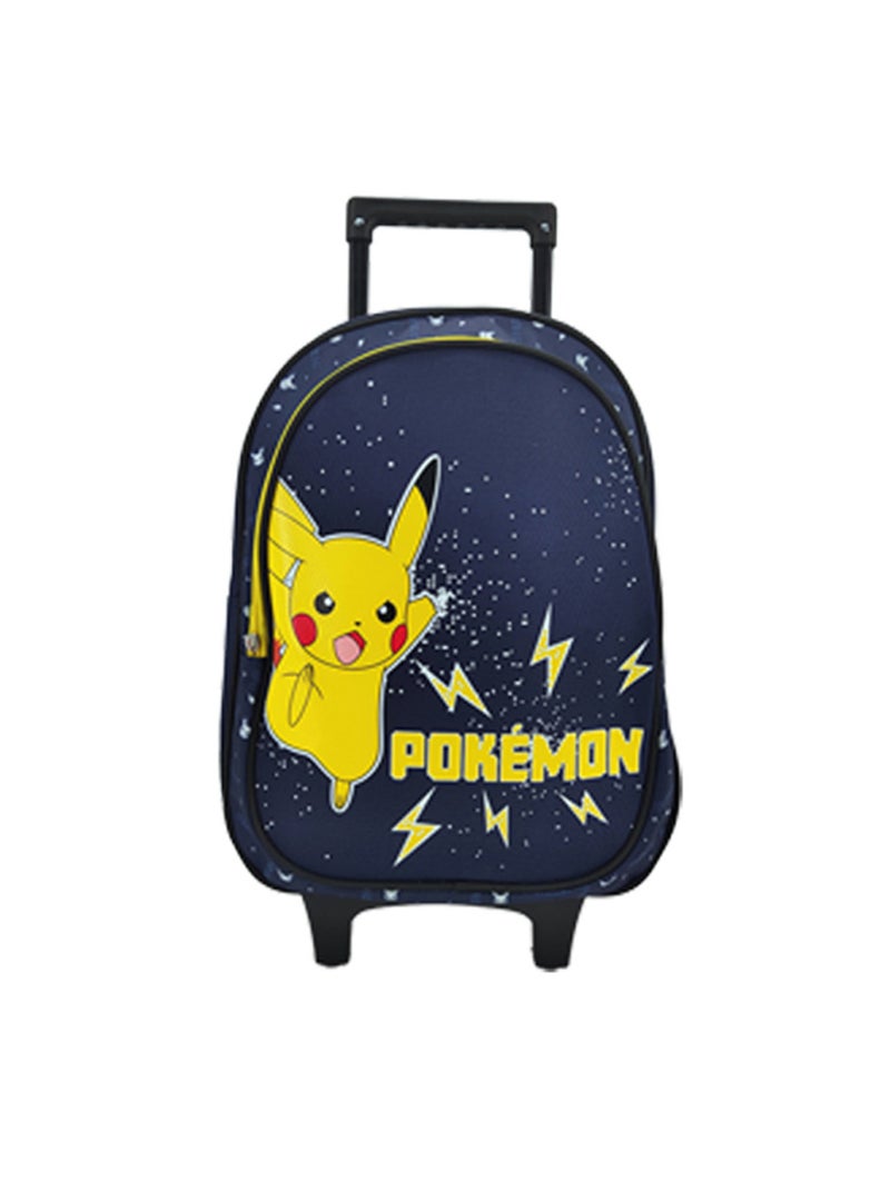 Sac À Dos À Roulette Pokémon Bleu - Kiabi