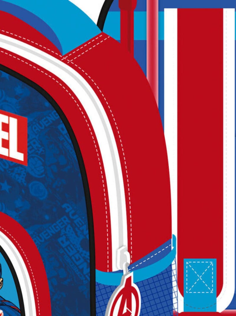 Sac à dos à roulettes - Avengers - 24x36x12 cm Multicolore - Kiabi
