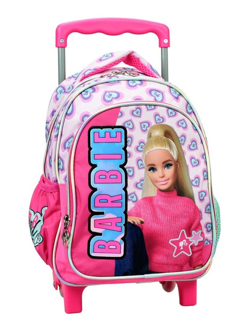 Sac à dos à roulettes - Barbie - Heart - Maternelle - Kiabi