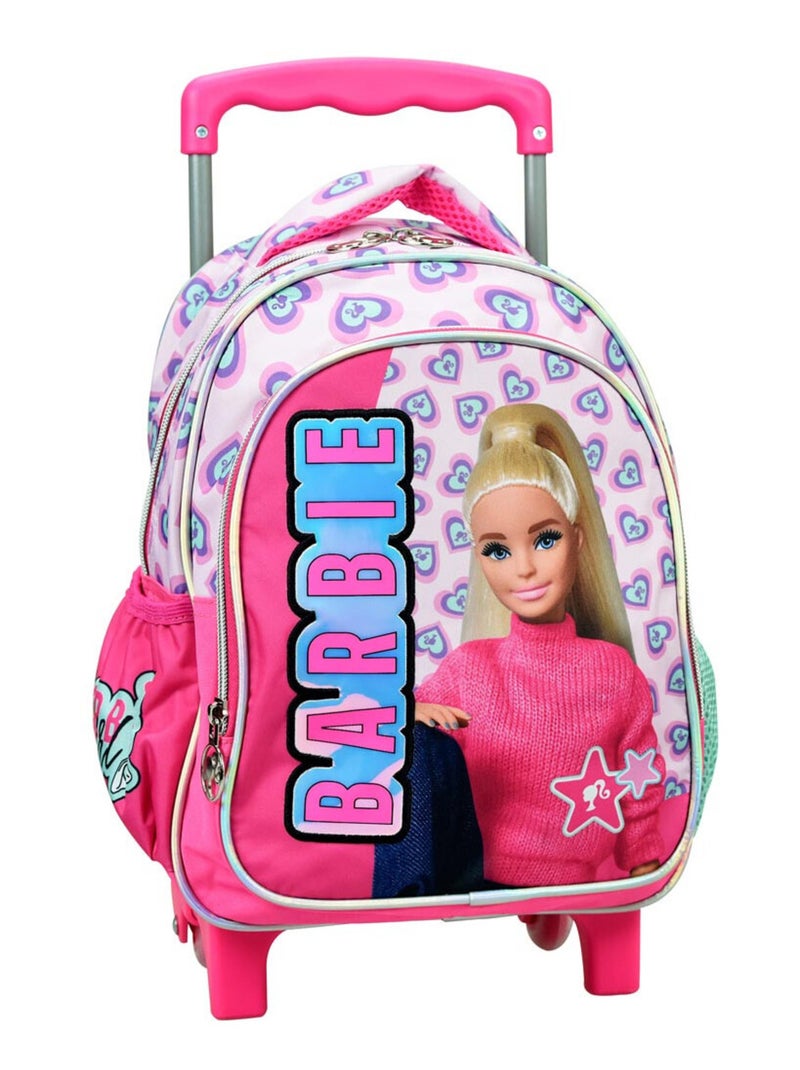 Sac à dos à roulettes - Barbie - Heart - Maternelle Multicolore - Kiabi