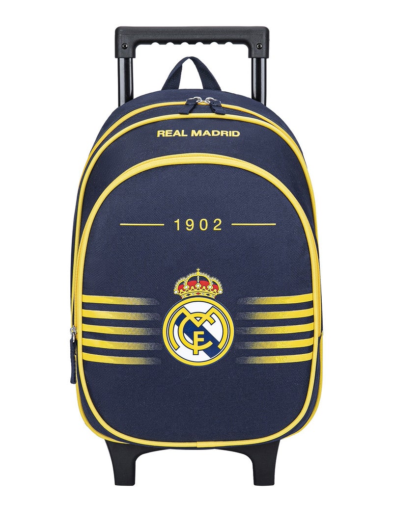 Sac à dos à roulettes - Collection officielle Real Madrid Bleu - Kiabi
