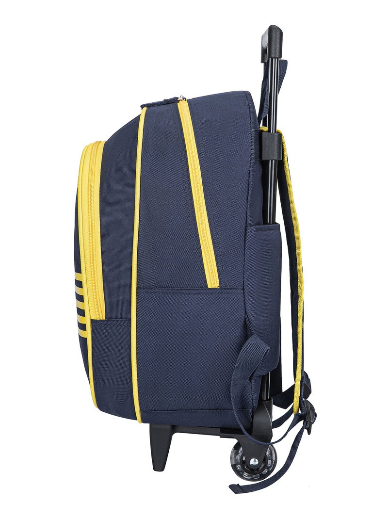 Sac à dos à roulettes - Collection officielle Real Madrid Bleu - Kiabi