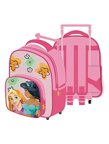 Sac à dos à roulettes - Disney Princesses - 24x36x12 cm